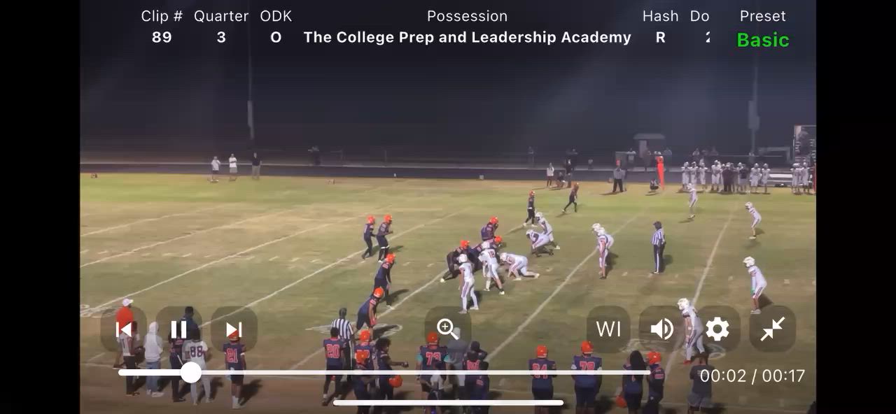 CPLA vs South Stokes 59 yard touchdown by Mario Davis Jr