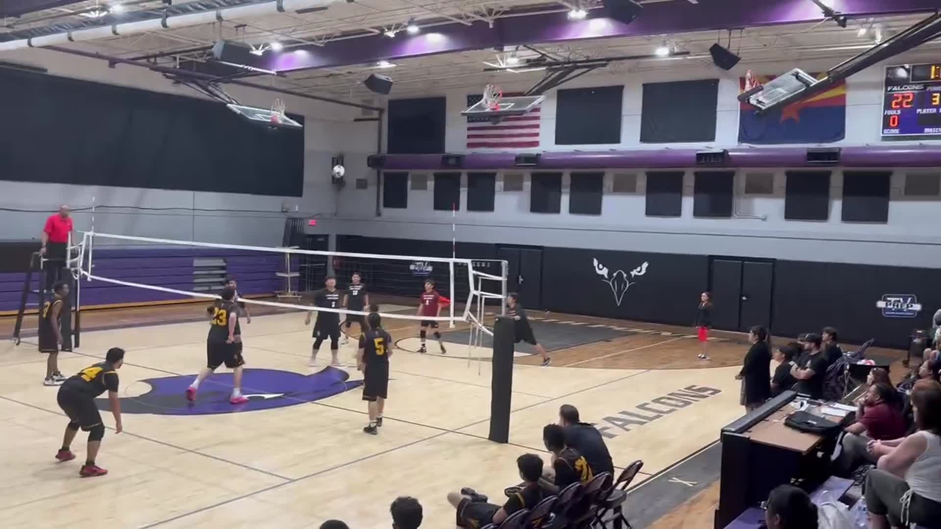 ASU Prep Wins Set 3 and Game with Clutch block and Smart Play