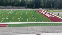 Brooks competing in 6 v 6 drill at Callaghan Stadium (Athens, WV)