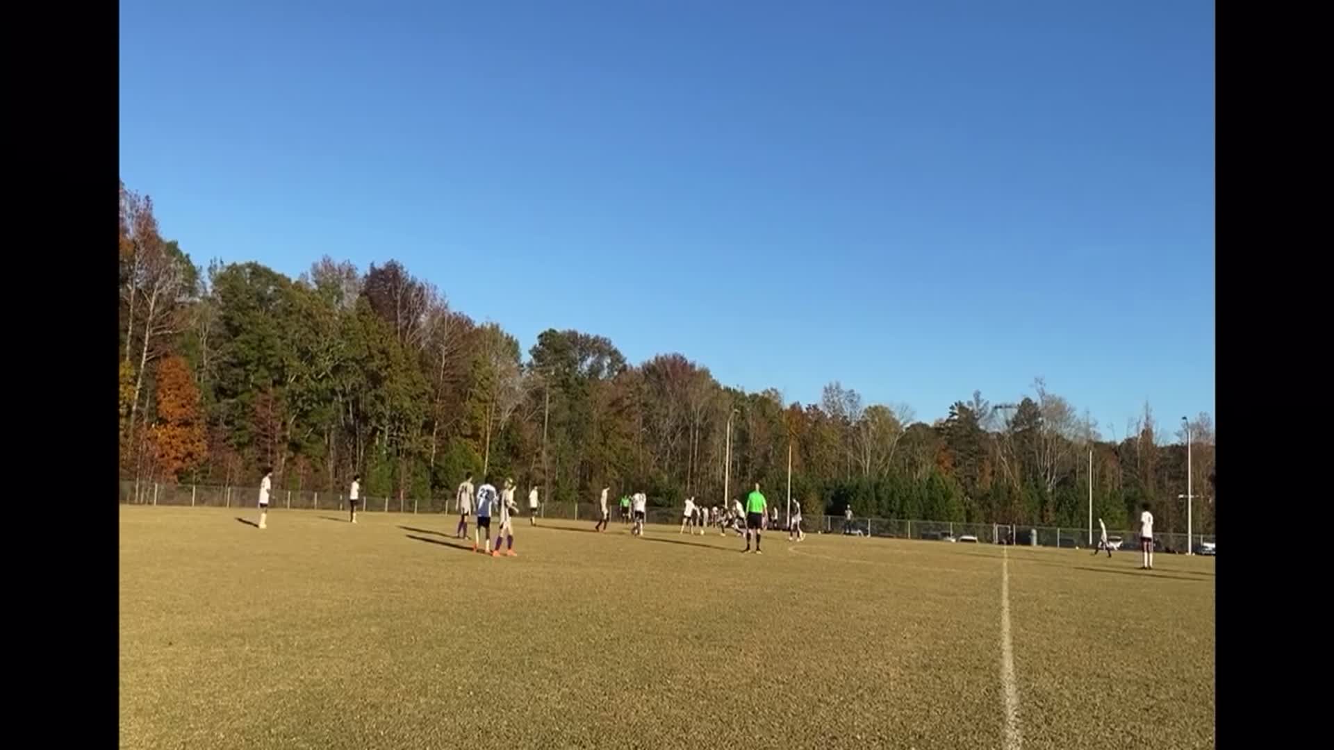 Dribbling then passing