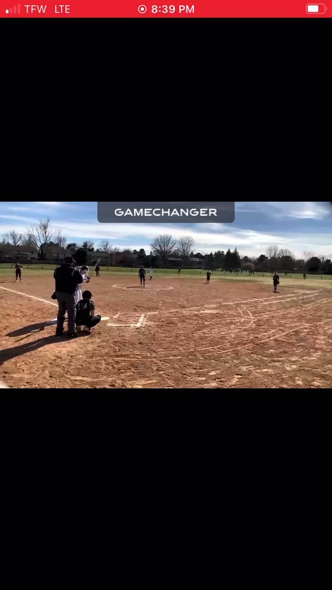 Line drive in the gap