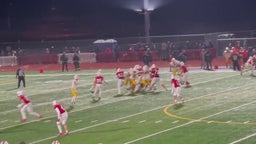 Yelm #32 Kenji Scalon tackle for a loss vs Mt Tahoma in 3rd quarter