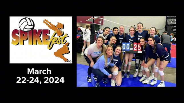 Highlights from the 2024 Spikefest Tournament in Huntington, WV on March 22-24, 2024.