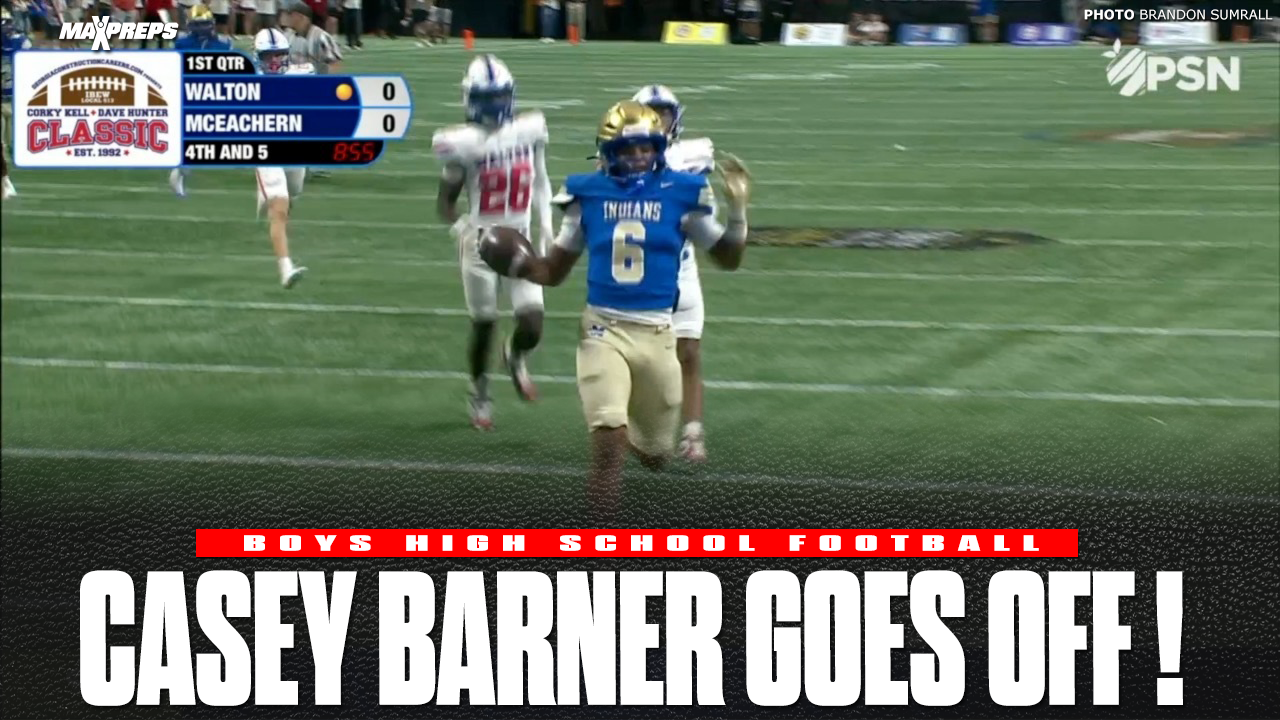 HIGHLIGHTS: Class of 2028 standout Casey Barner GOES OFF in season opener!