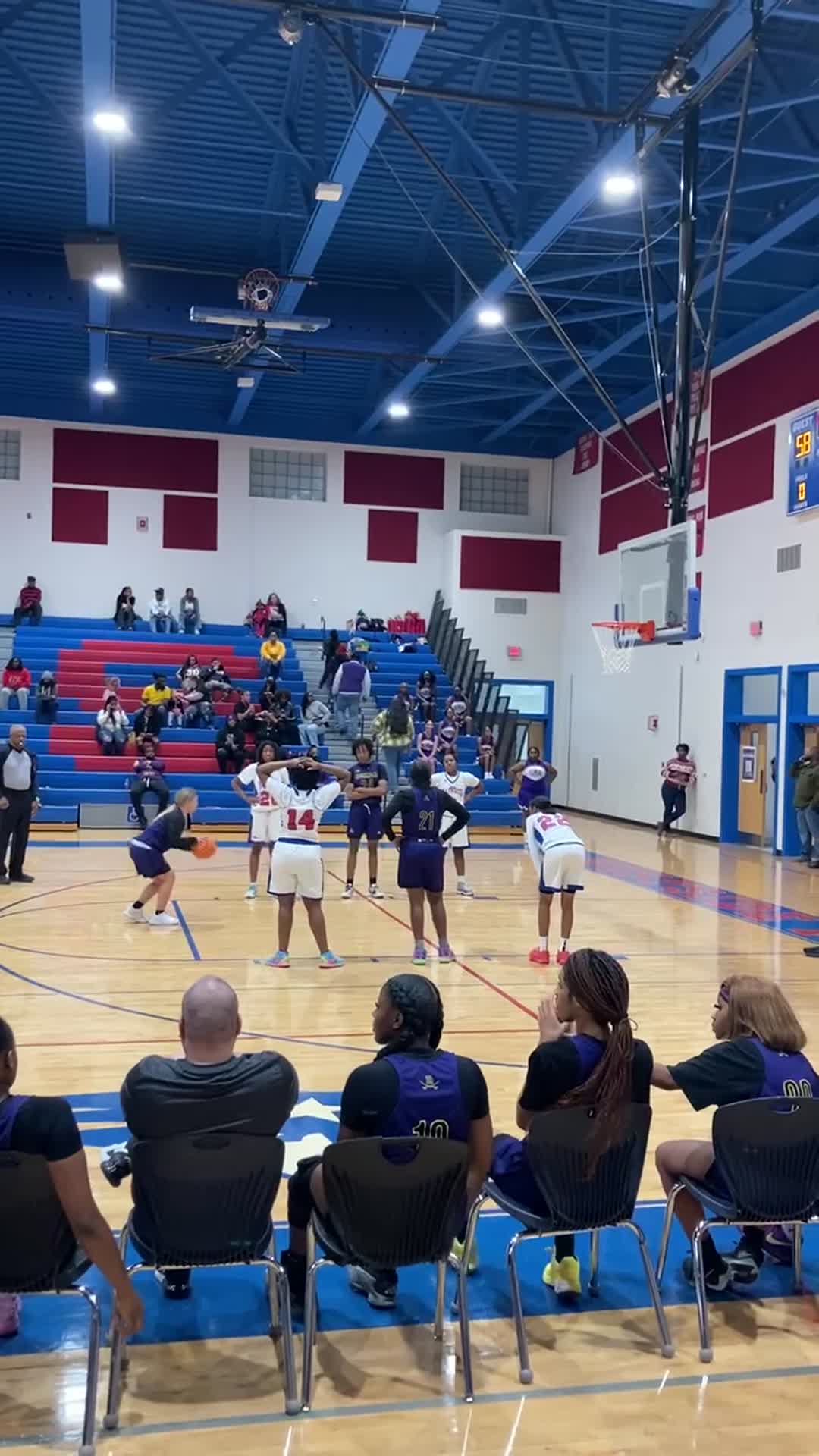 3rd free throw against Westside