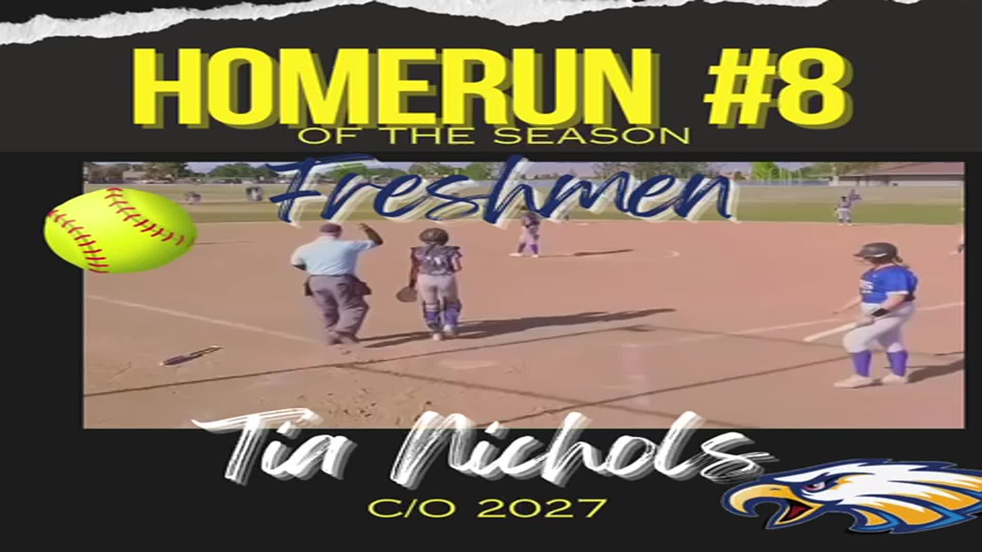 Tia Nichols home run