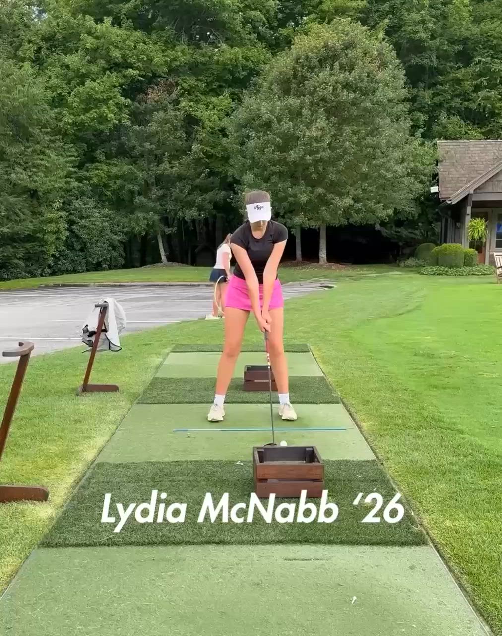 Range time at Highlands Country Club.