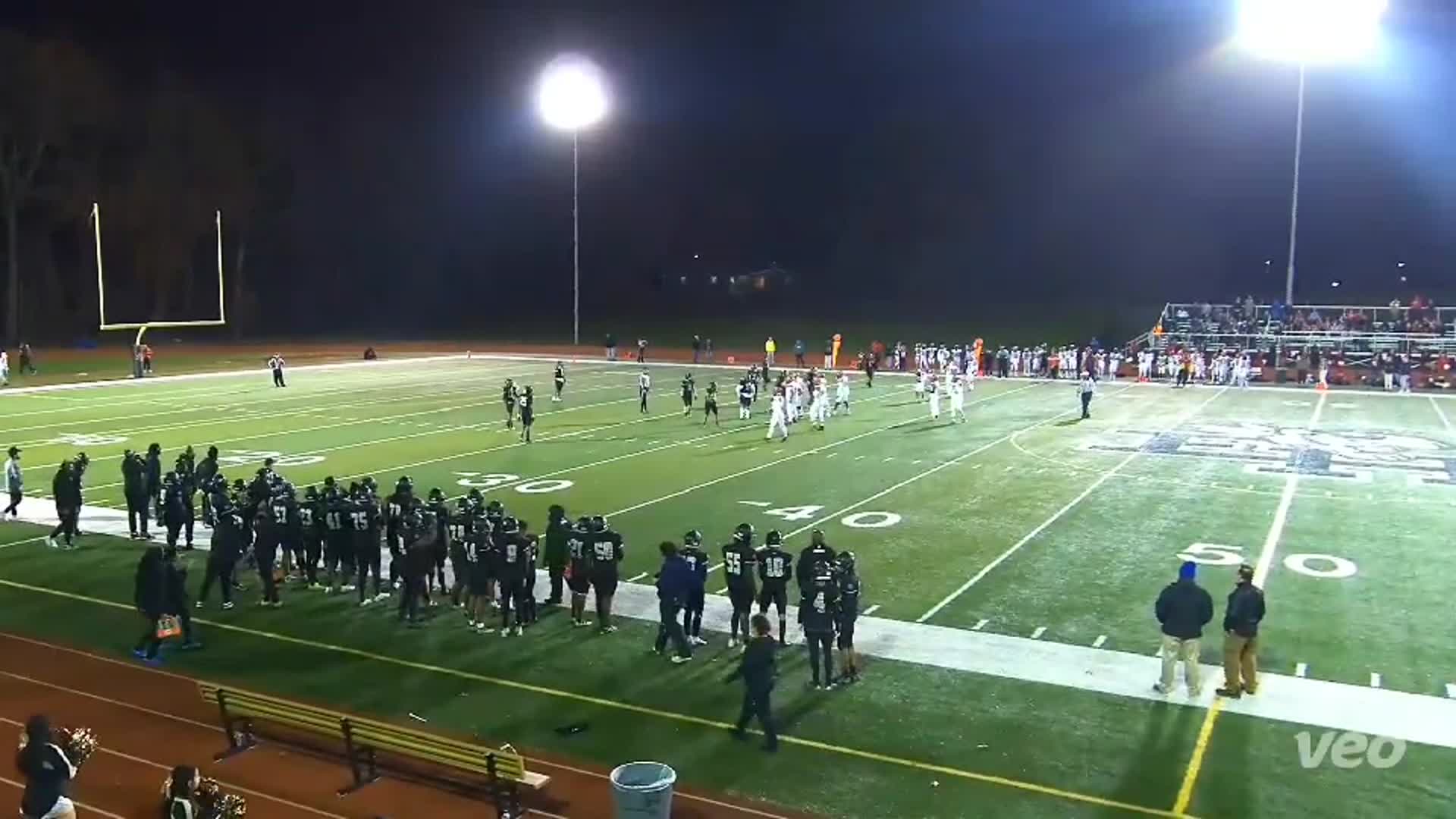 East Hartford HS CB #12 Maurice Lynn Interception Against Manchester HS