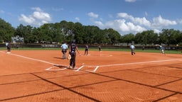 Single to left field