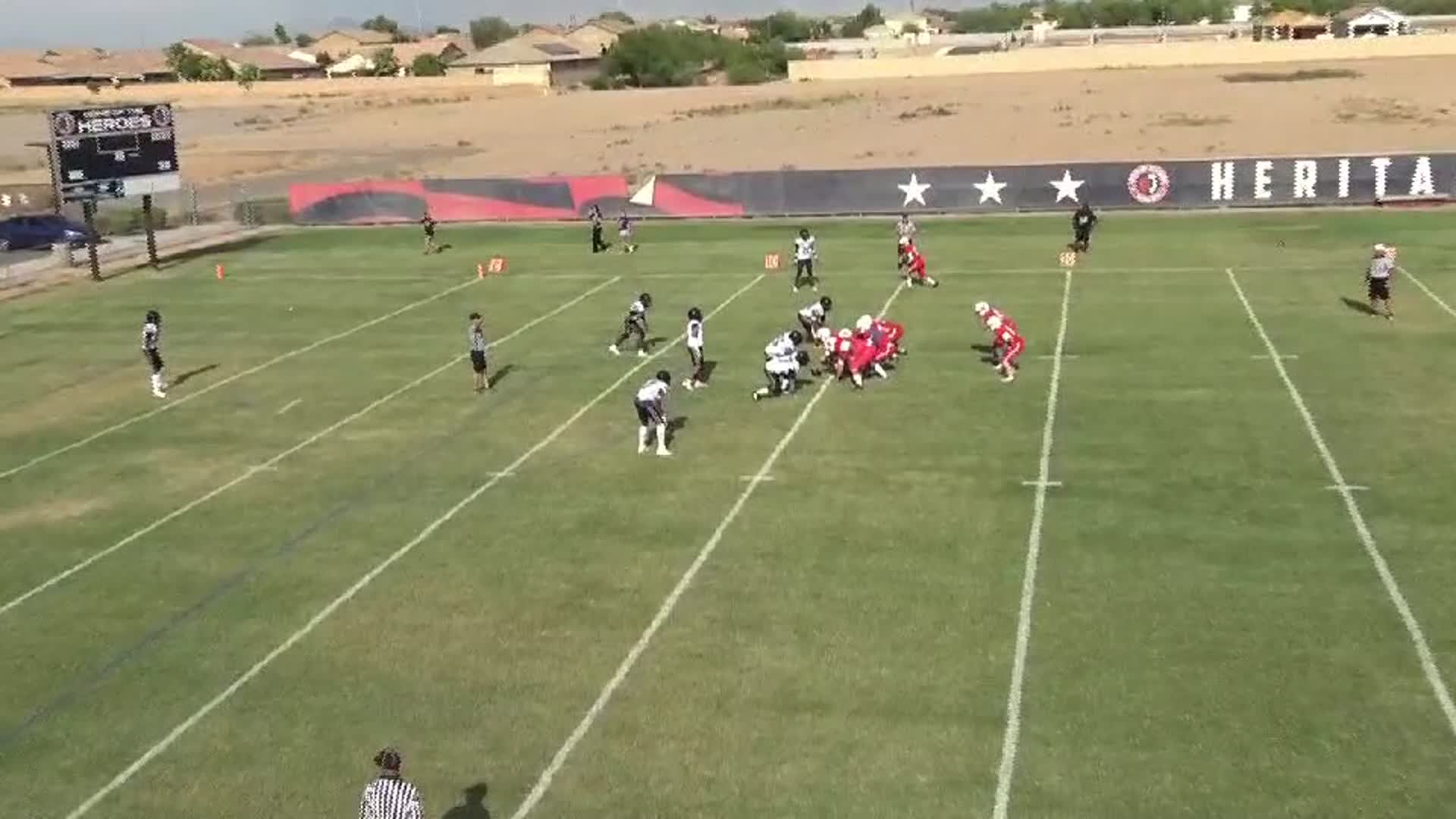 Wedge touchdown