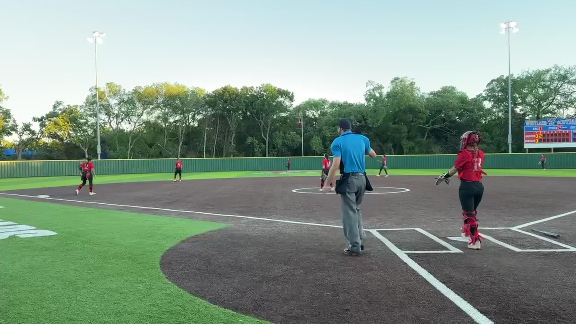 Caitlin Patterson (Freshman - '27) Solo Home Run Against Lake Travis (April 2, 2024) 1 of 2