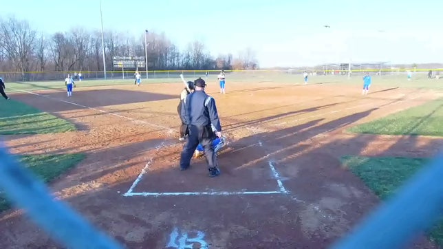 Ava Zdanowski 3 run HR off P T. Dyer Bottom 3rd vs. Heritage Christian 3/25/25