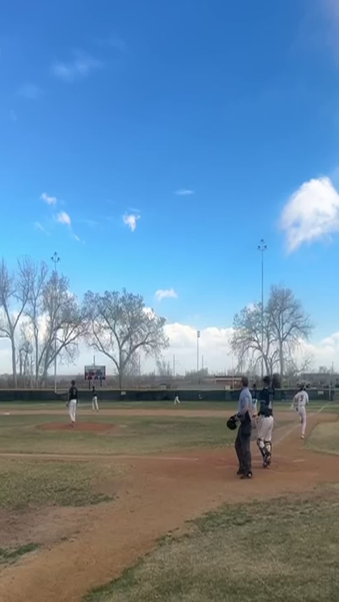 Clean smooth line drives baby