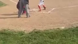 Andre Bell hits a double