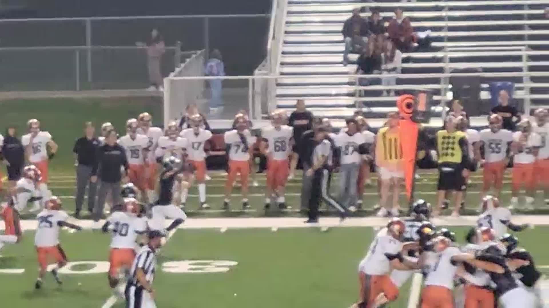 Nate Glore 4 yard catch