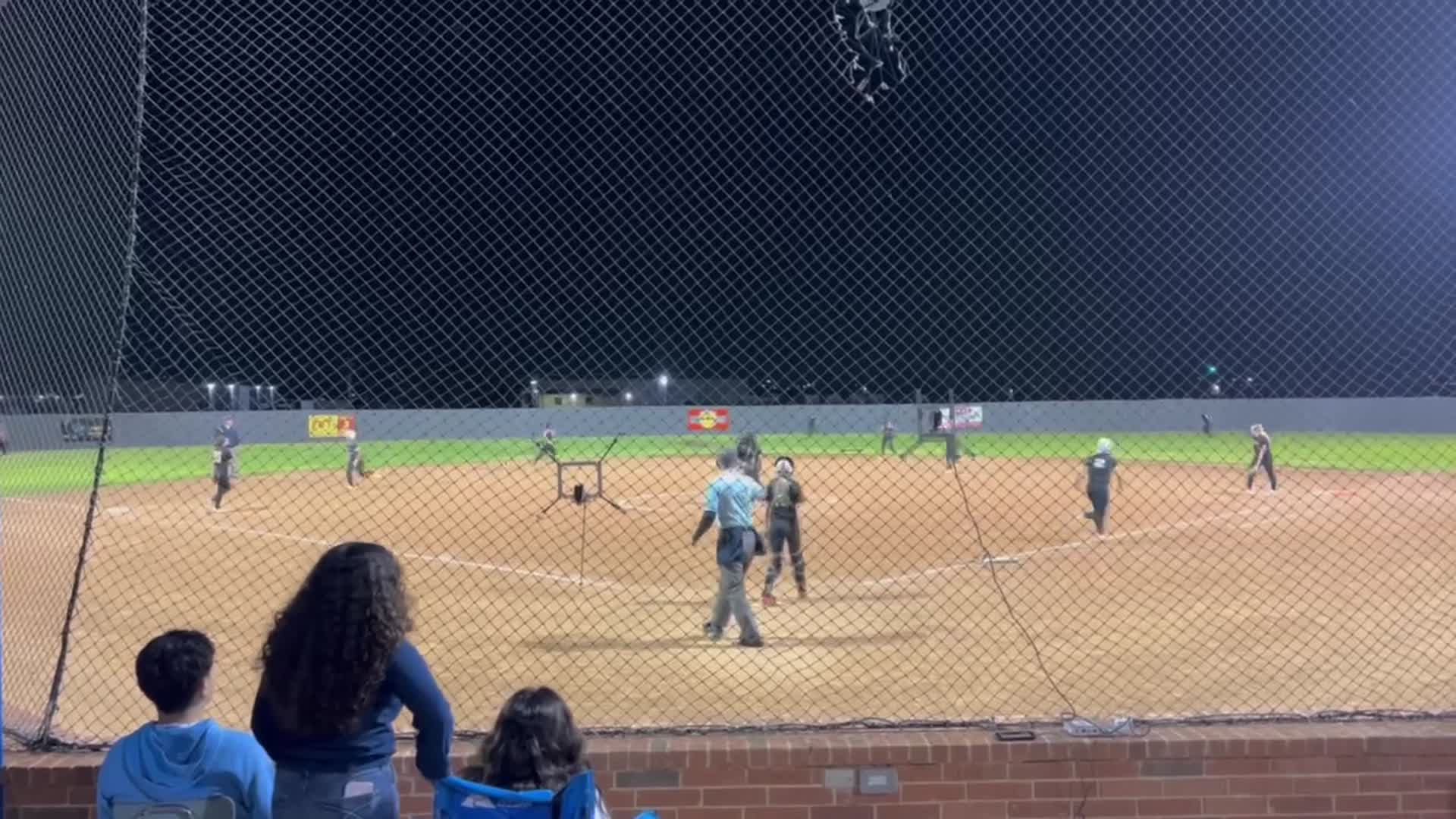 Gap shot to right/center