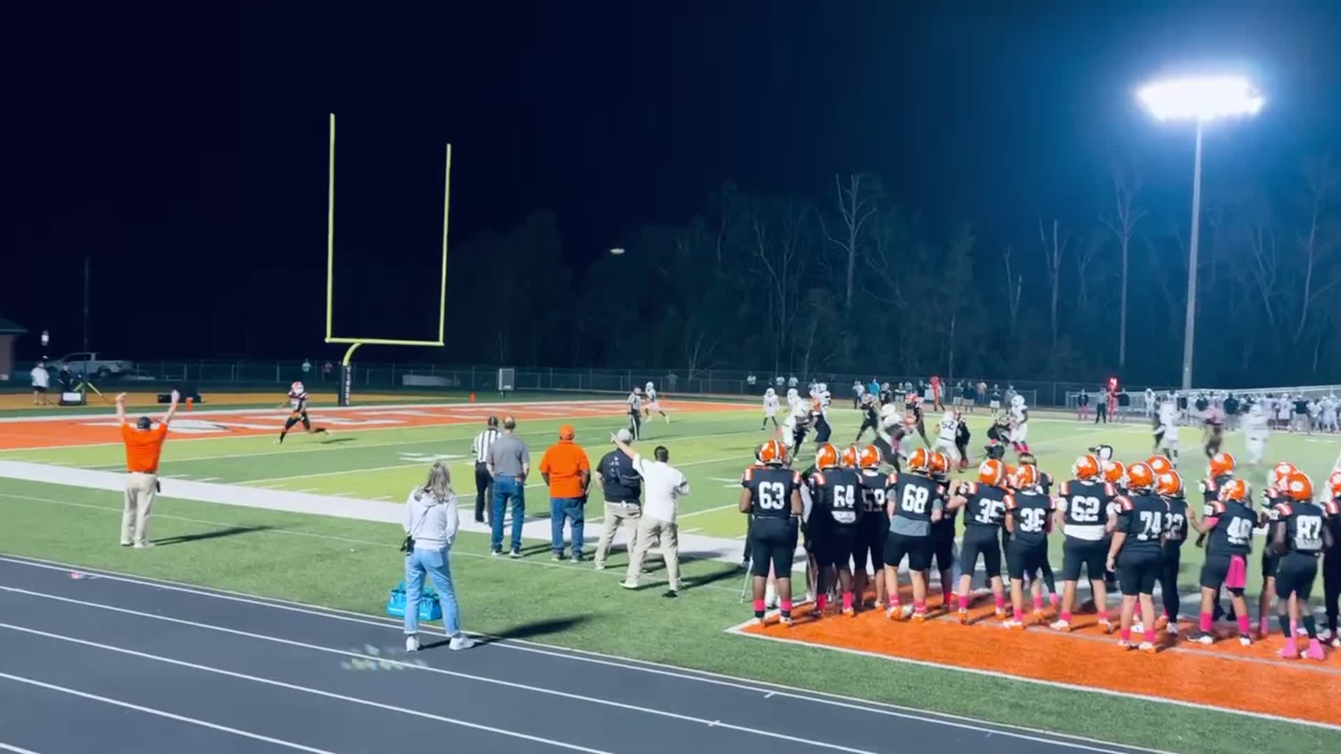 #17 Jayden McDaniel Catches Touchdown Pass Metter VS Jenkins Co