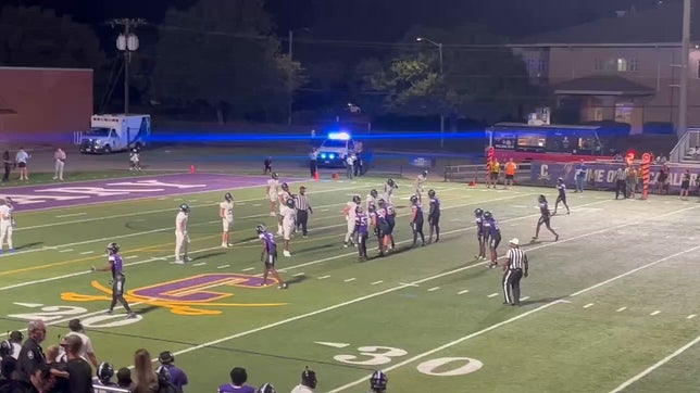 Quarterback James Mobley IV, pitched the ball to Jalen Hicks, who finds MJ Knight in the back of the end zone for the score. Knight manages to keep control of the ball and his footing, to make the play.