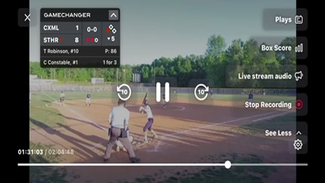 Line drive shot over right center!