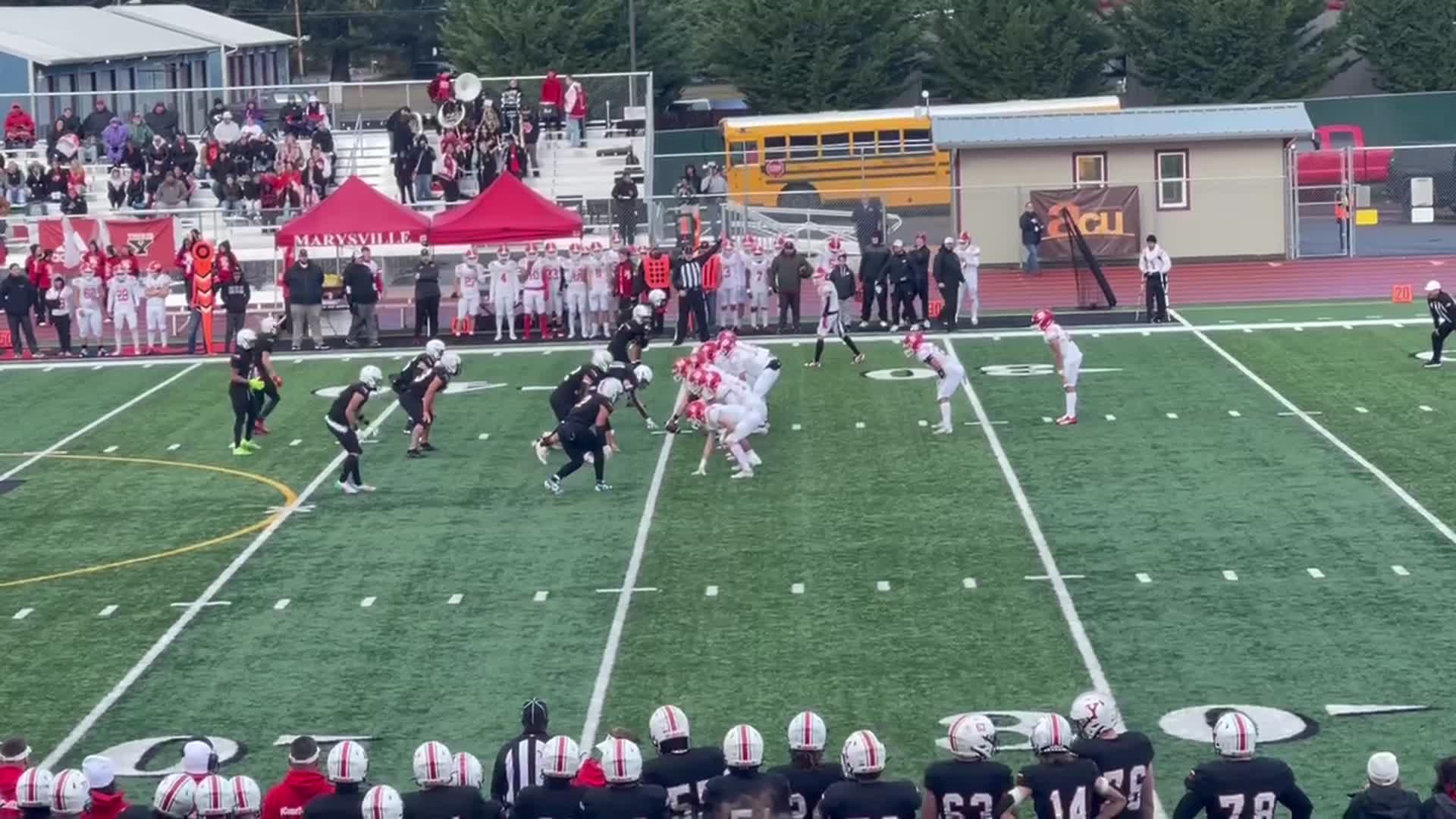 Yelm Defense vs Marysville-Pilchuck 1st quarter