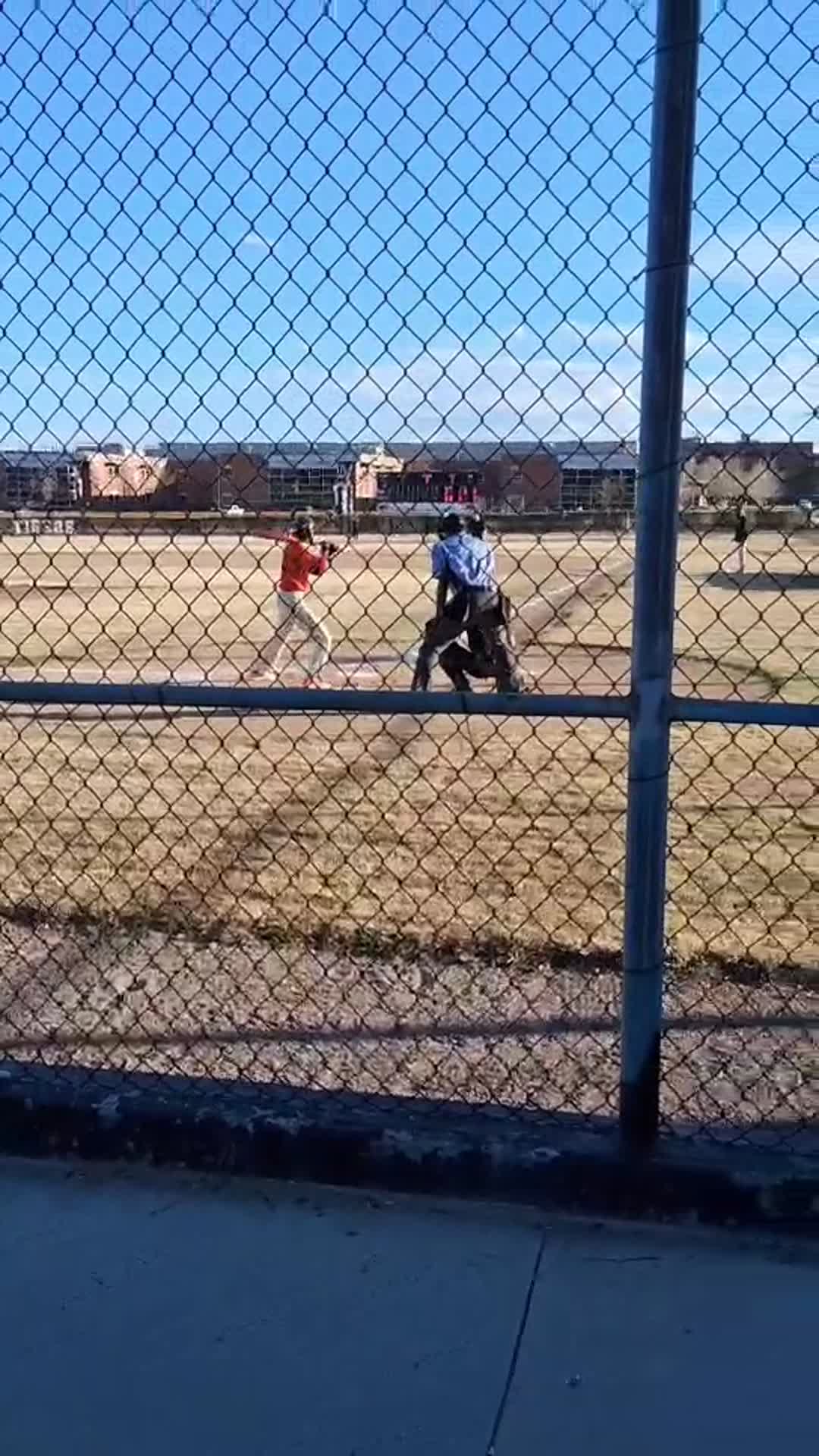 West Denver Salsa Baseball 18u player coming up clutch for the win for his HS team.