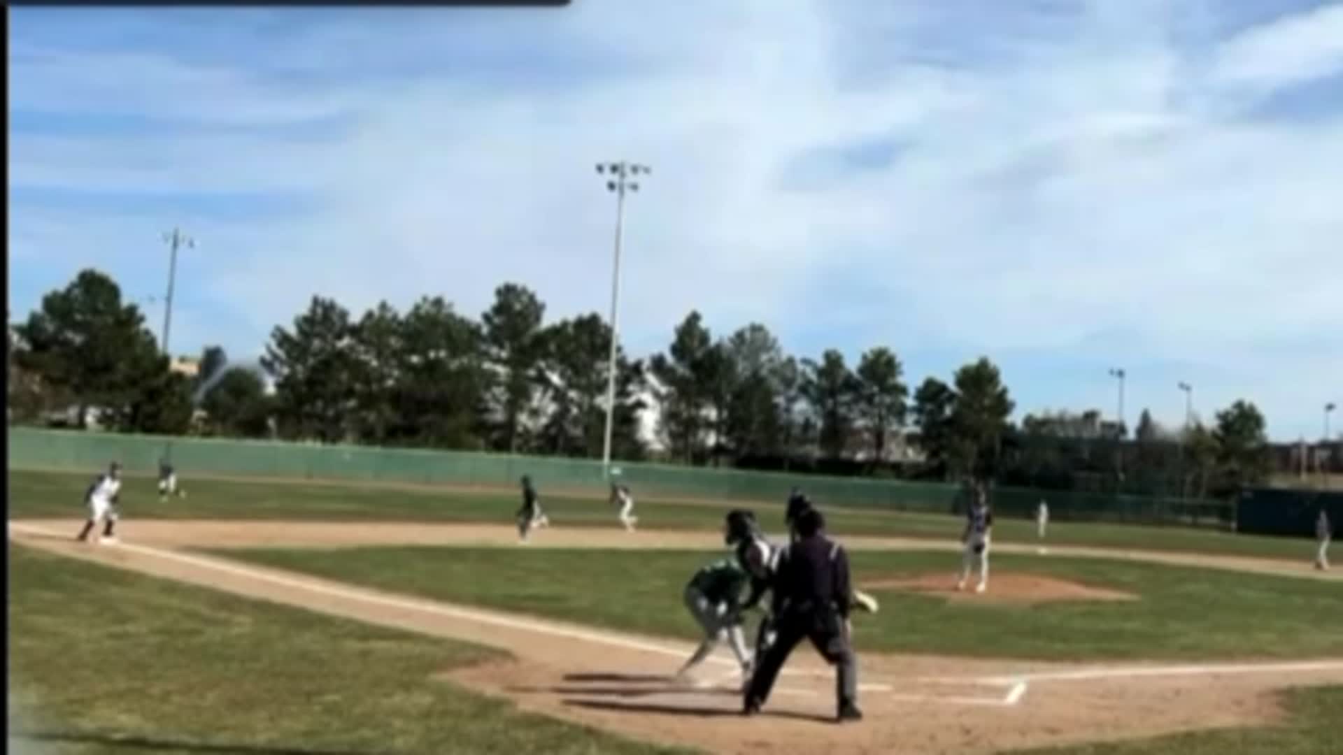 Runner caught stealing.