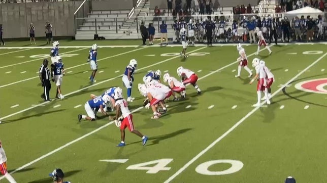 Hawks secured a 35 to 31 win over the Pflugerville panthers with this run.