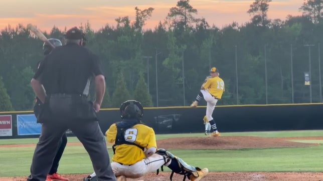 4.1 innings pitched, 0 hits, 1bb. 2nd round of state playoffs