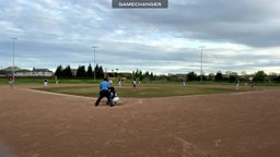 Line Drive RBI Single to RF