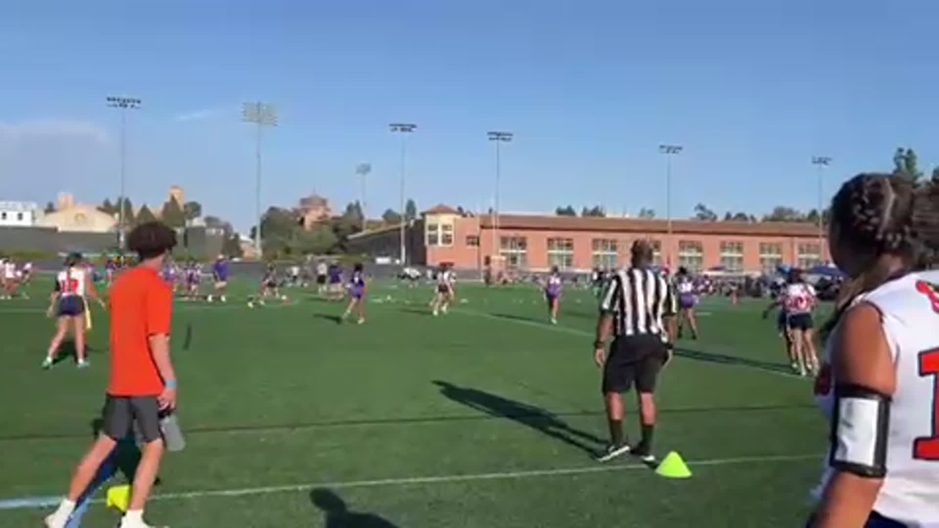 LA RAMS tournament touchdown pass