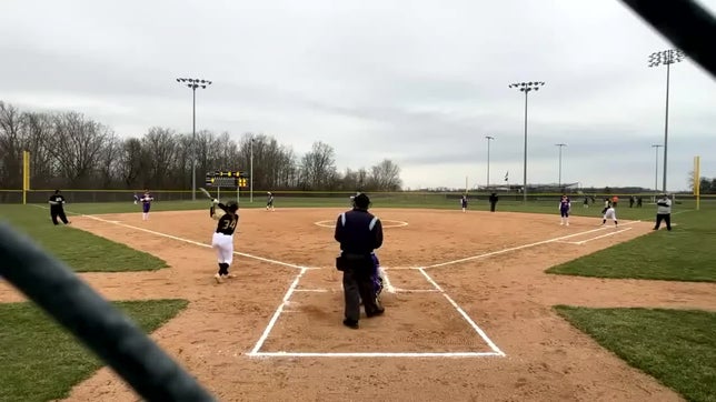 Laylah Gore 2 run HR bottom 1st vs. Guerin