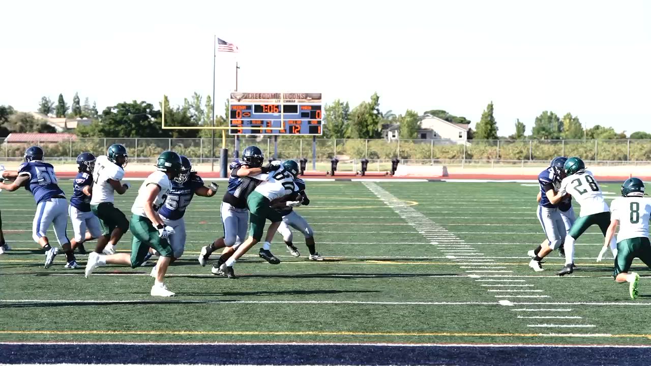 10 yard run for a touchdown