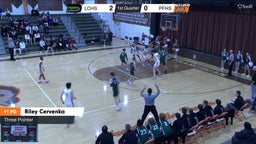 5 three's vs Lake Catholic