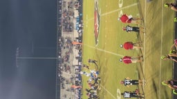 Tripp Weisser with the tackle