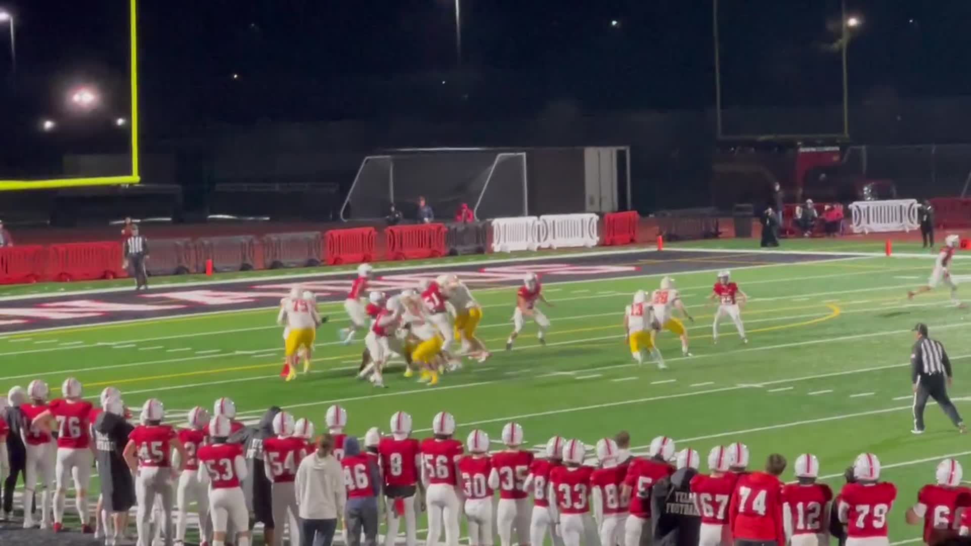 Yelm Defense in red zone in 2nd quarter