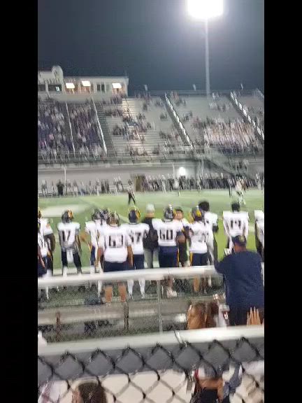 Dominic Arent interception Panthers!!!