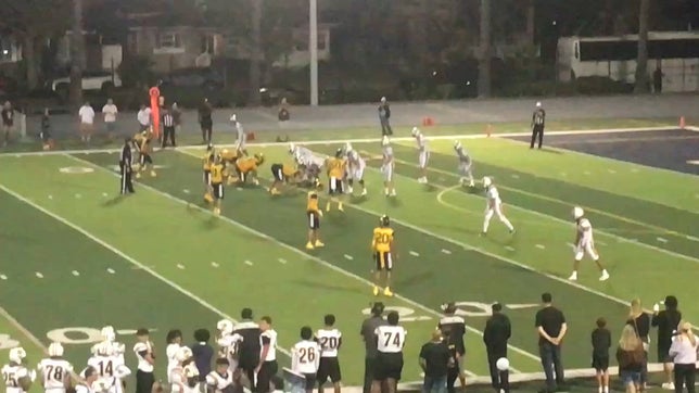 Ty Stromsoe's First down run