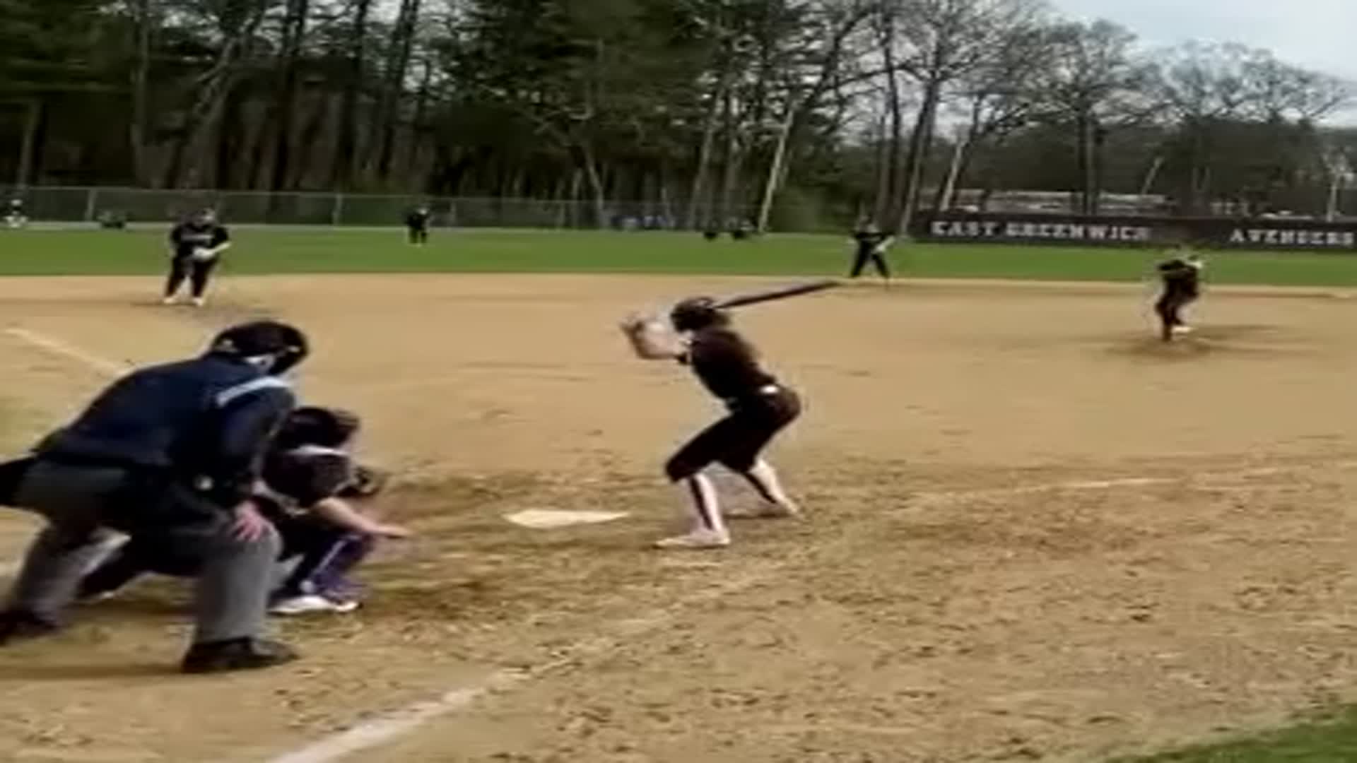 Varsity game against East Greenwich High School April 4, 2025