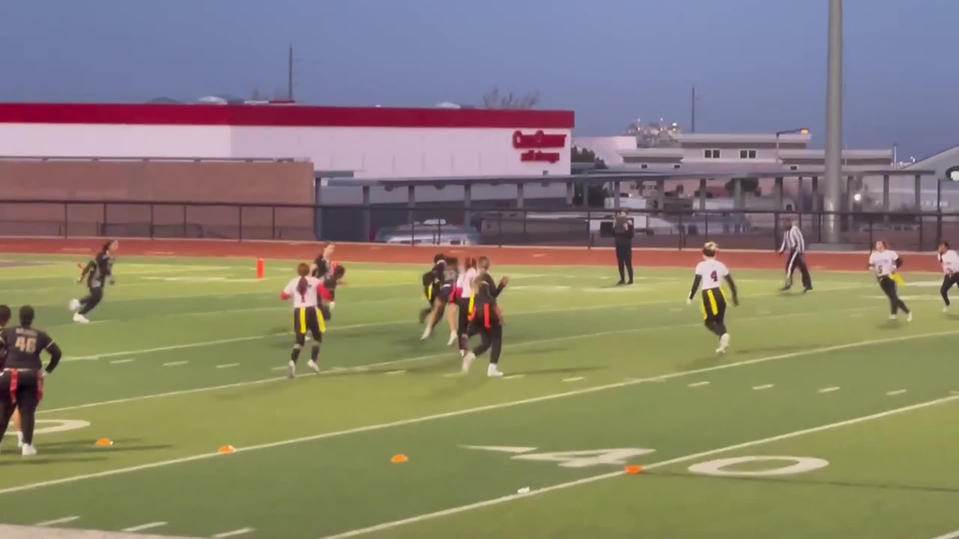 Interception and touchdown