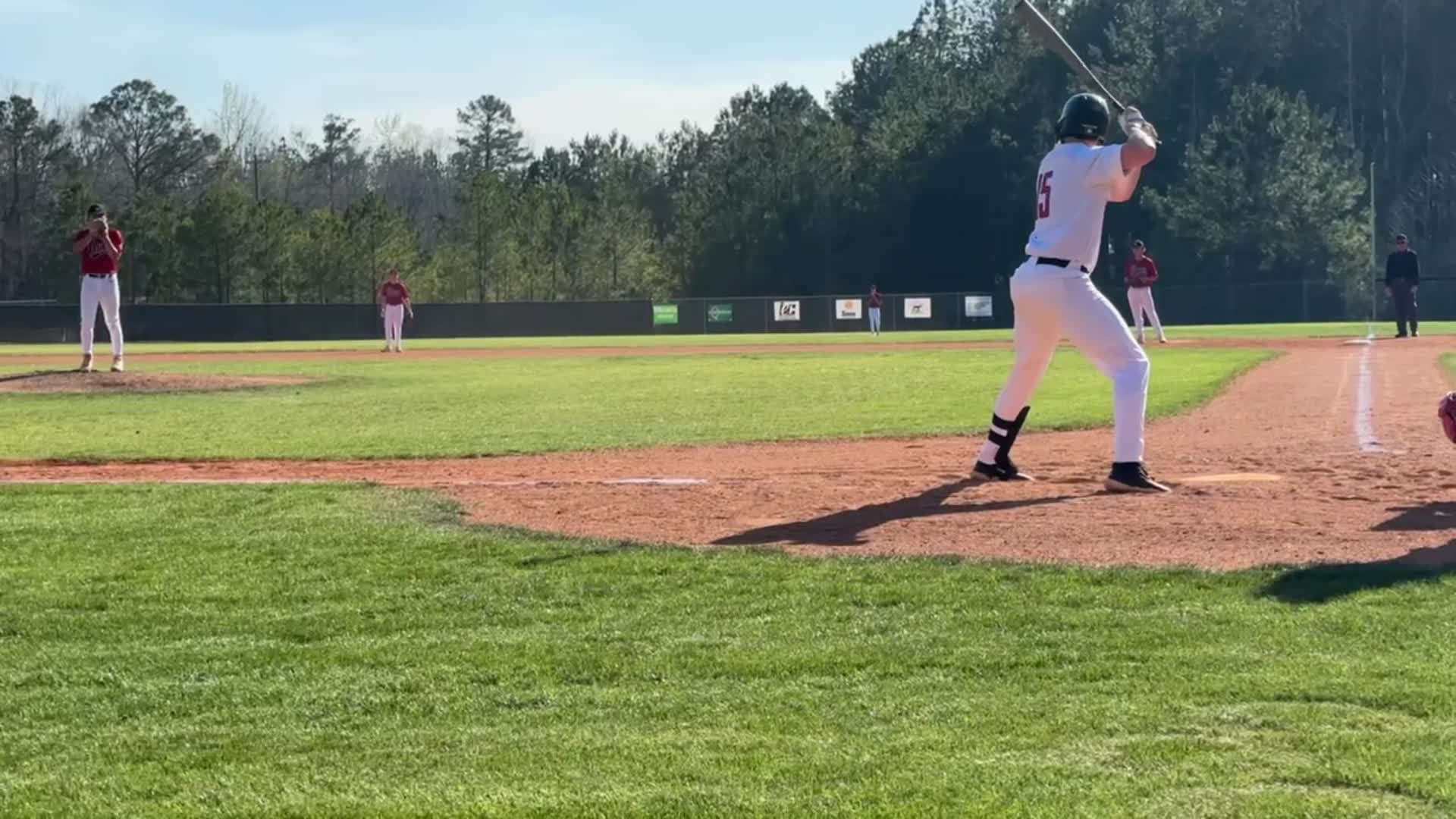 Grayson hitting