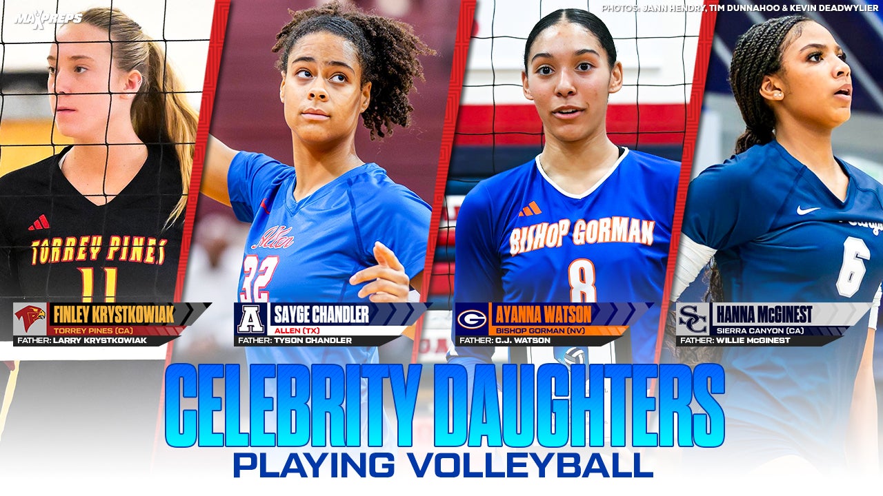 Daughters of Former Pro Athletes Playing High School Volleyball | 2025 Season