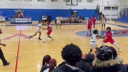 "Isaac Jordan (#3) Delivers Epic Chase-Down Block for Ballou Knights JV"