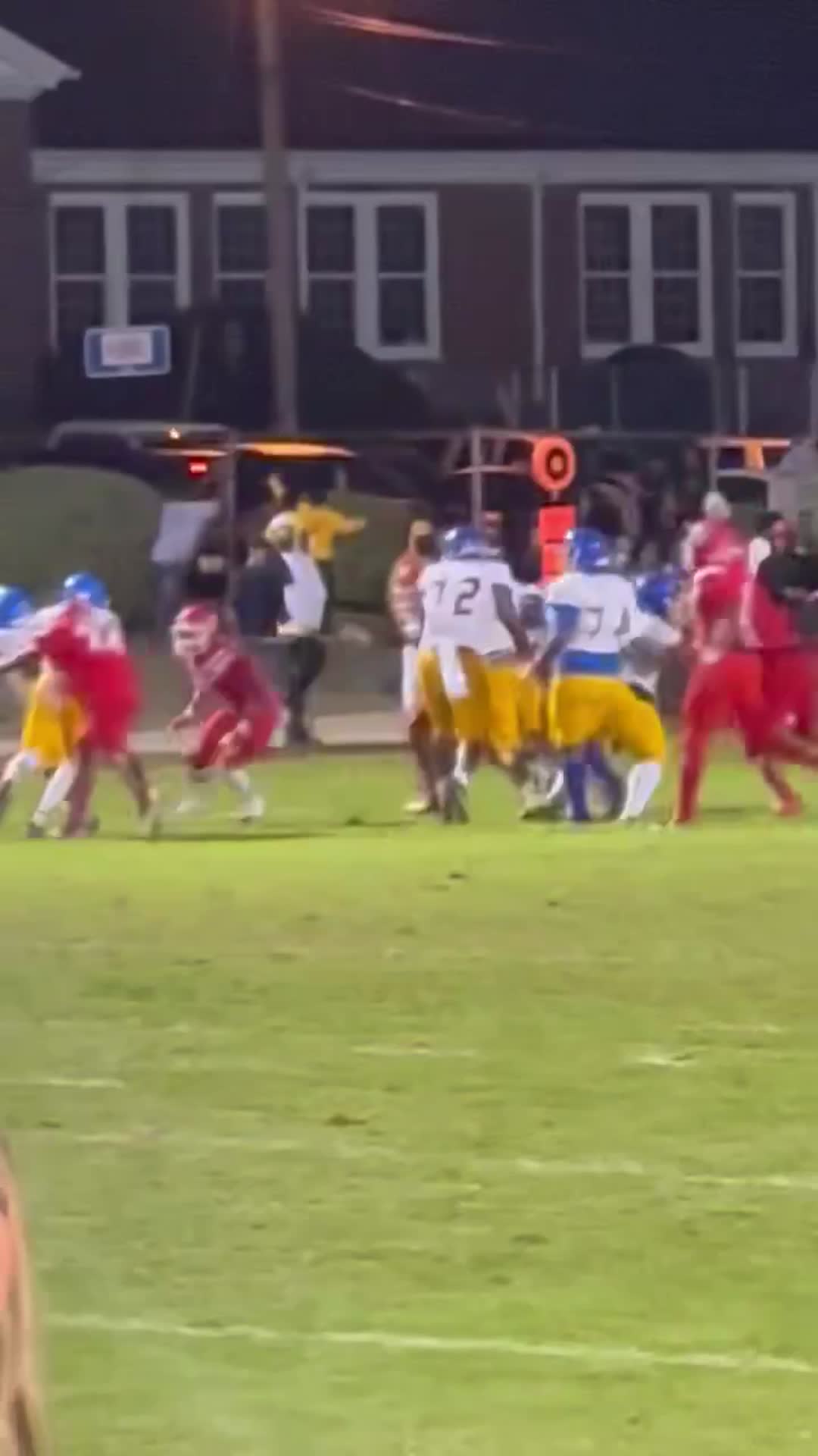 We were at the goal line.