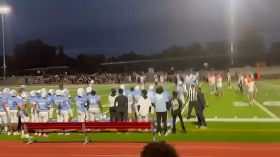 Jesus Acevedo covering KEARRE WATSON and #4 makes a big touchdown