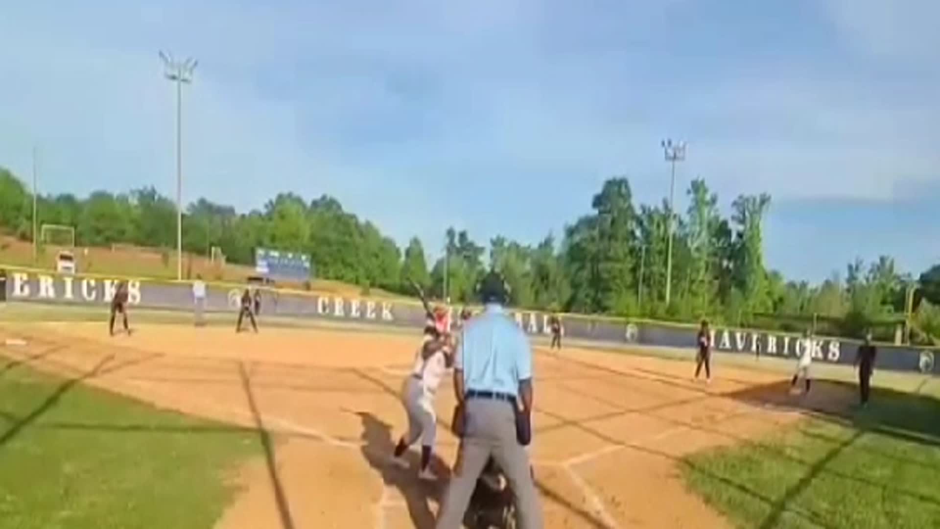 Makaila his a triple