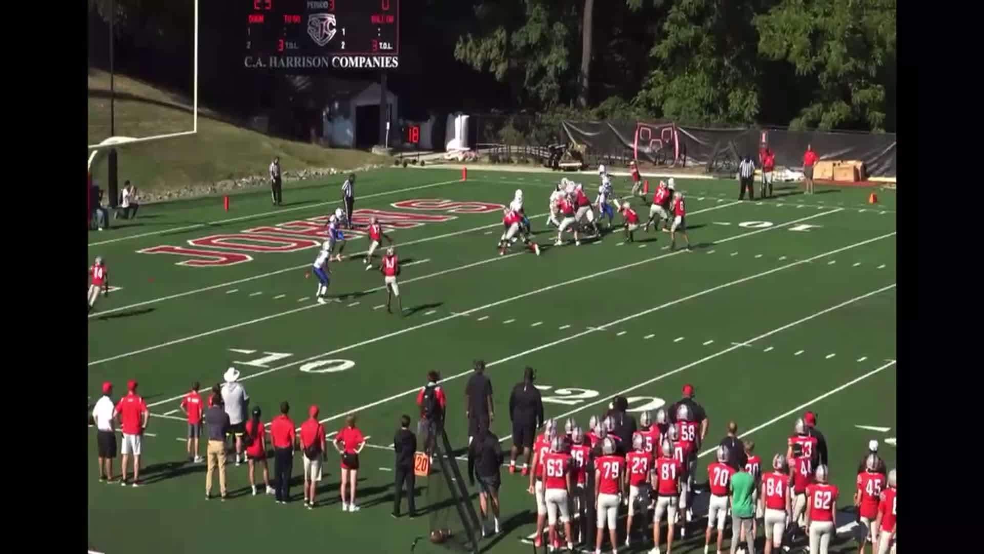 First high school touchdown