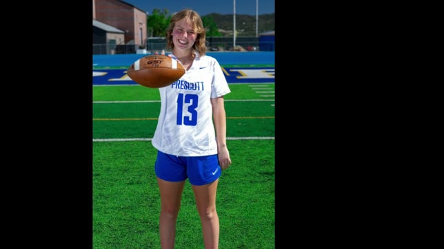 Wide Receiver Mallory Walsh Fall 2024 Highlights from the Prescott High school girls flag football season.