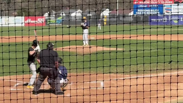 3-22-2025 vs Perquimmons. 3 innings, 1BB, 0 hits, 0 runs