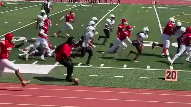 Redhawk Jevonte Hines scores a called back td on bethel high school