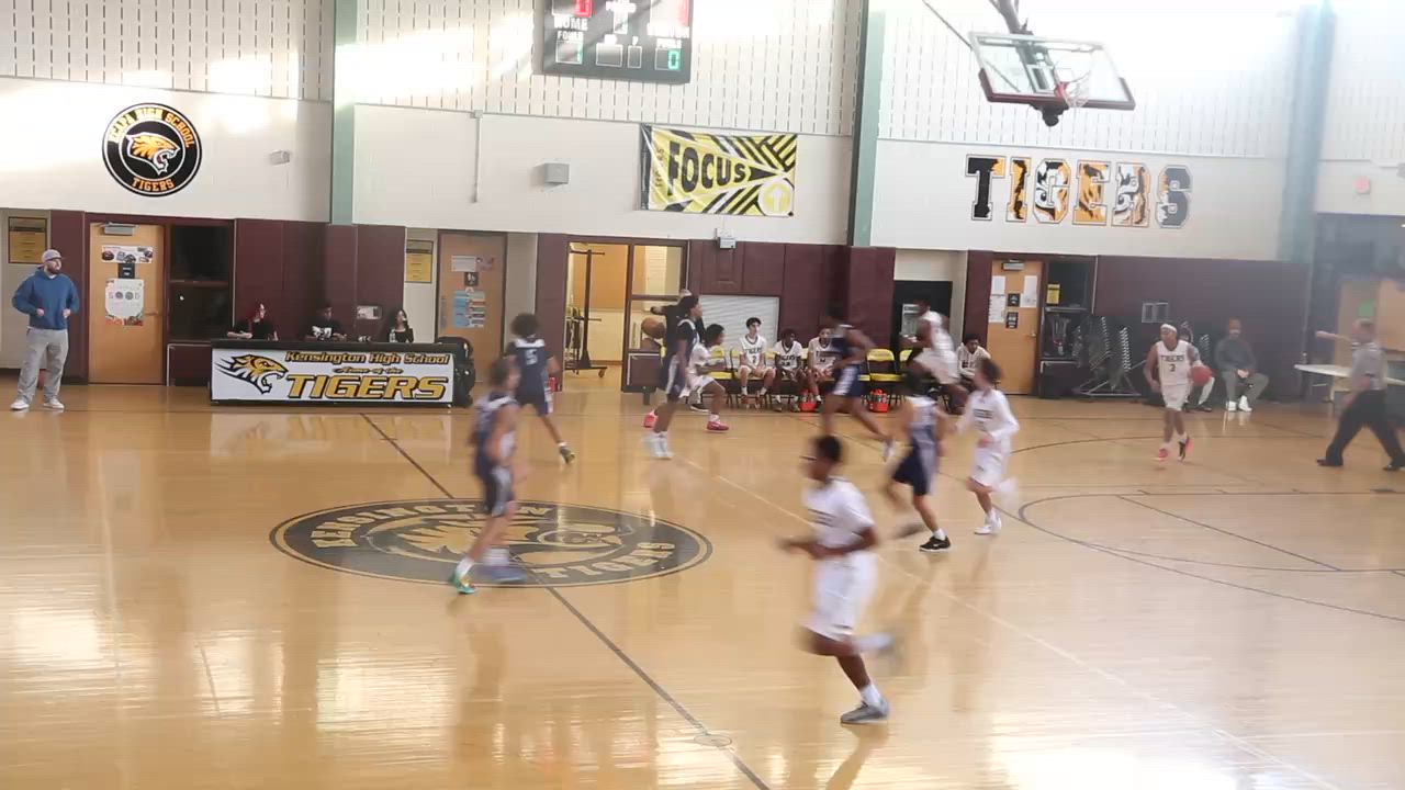 3 Point shot by jamien williams to start the game off against mast |||